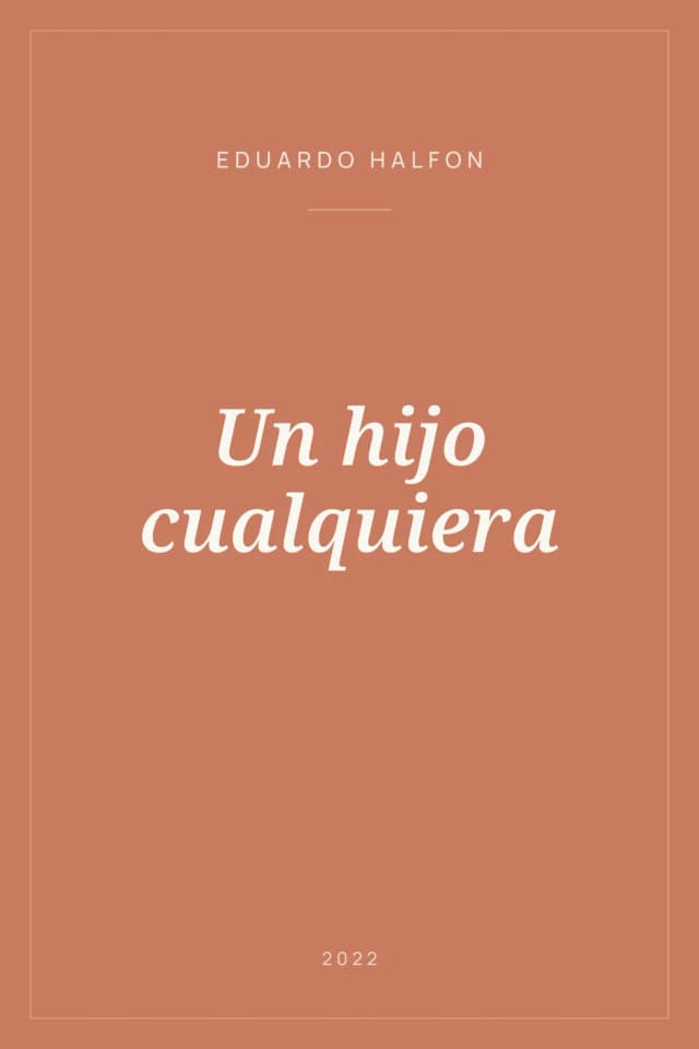 Portada de Un hijo cualquiera