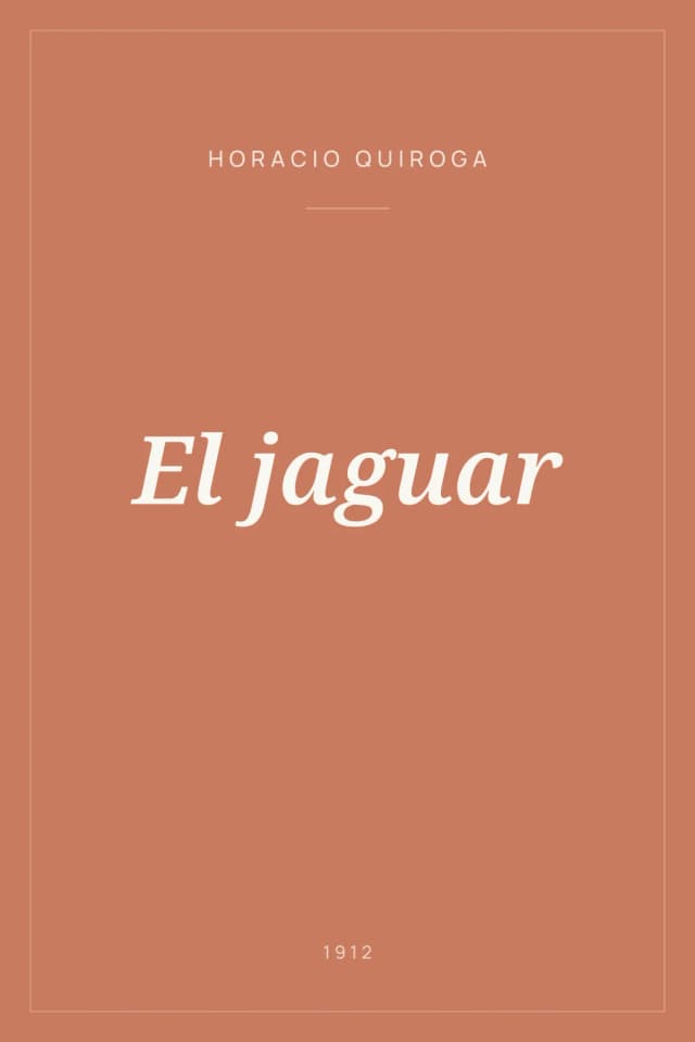 Portada de El jaguar