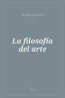 Portada de La filosofía del arte