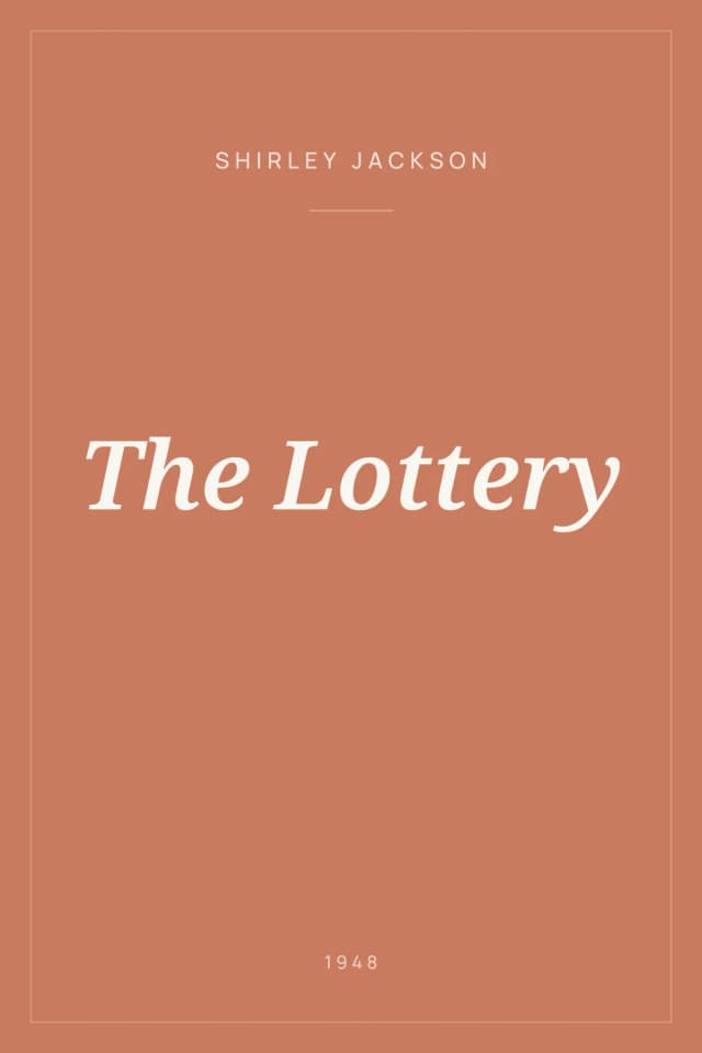 Portada de The Lottery
