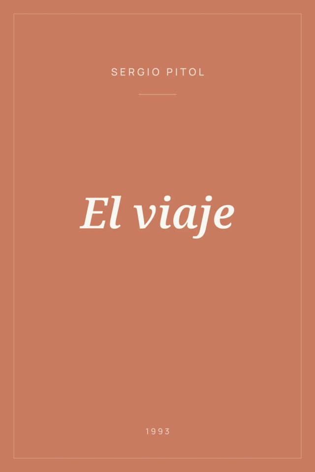 Portada de El viaje