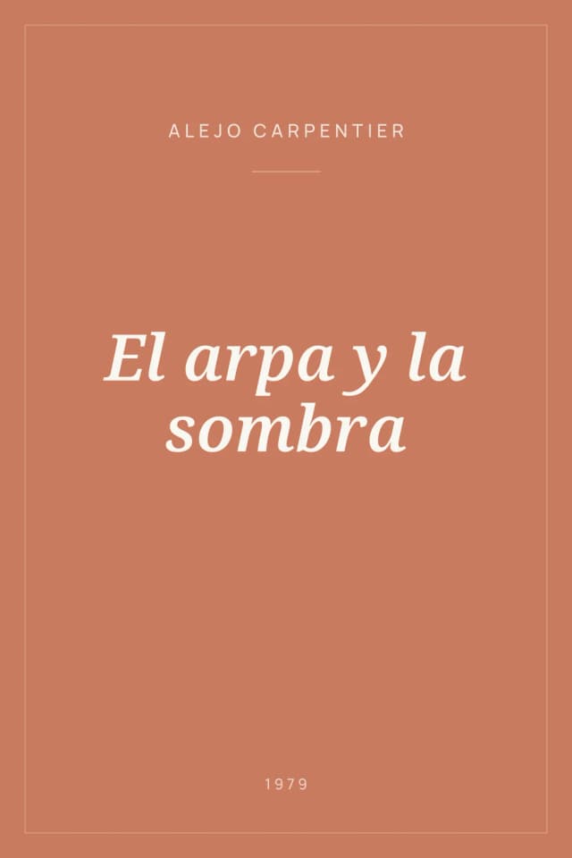 Portada de El arpa y la sombra