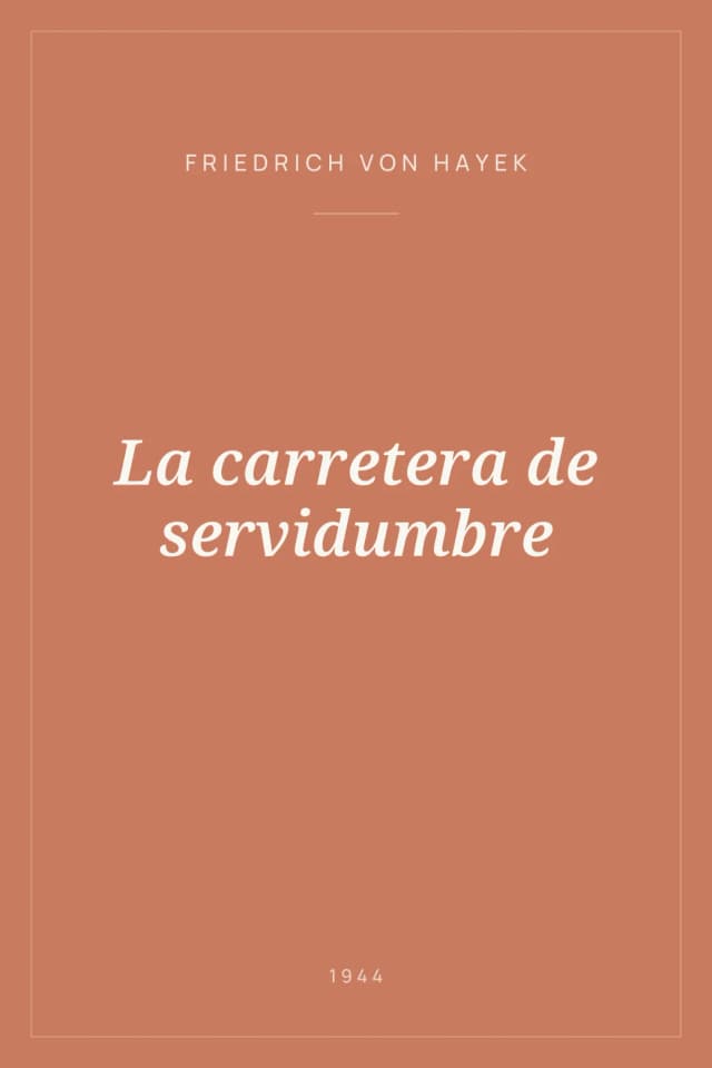 Portada de La carretera de servidumbre