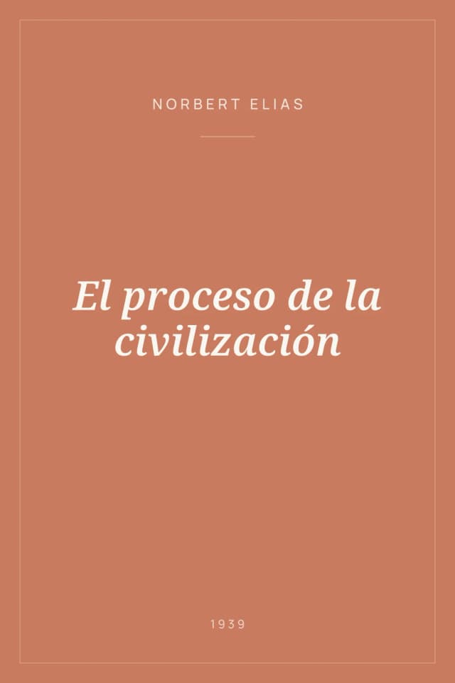 Portada de El proceso de la civilización