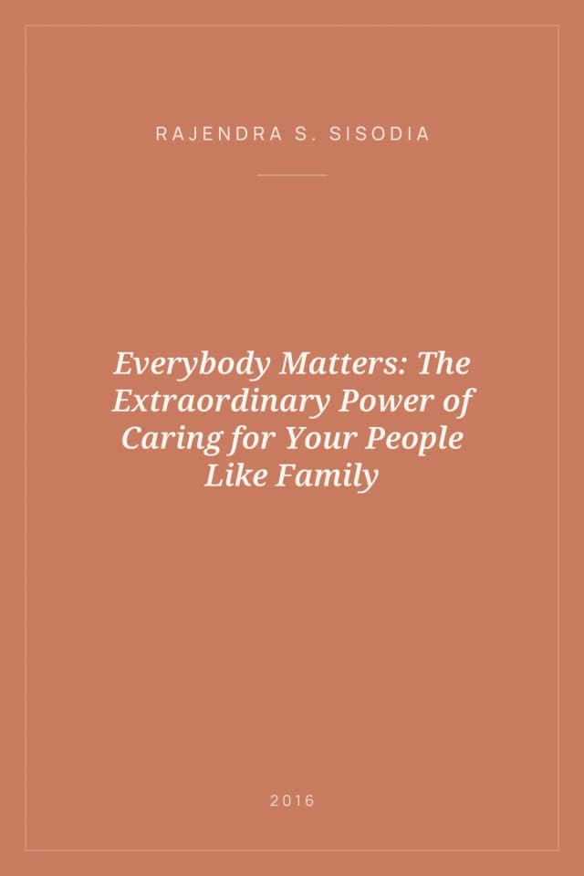 Portada de Everybody Matters: The Extraordinary Power of Caring for Your People Like Family