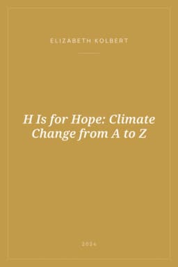 Portada de H Is for Hope: Climate Change from A to Z