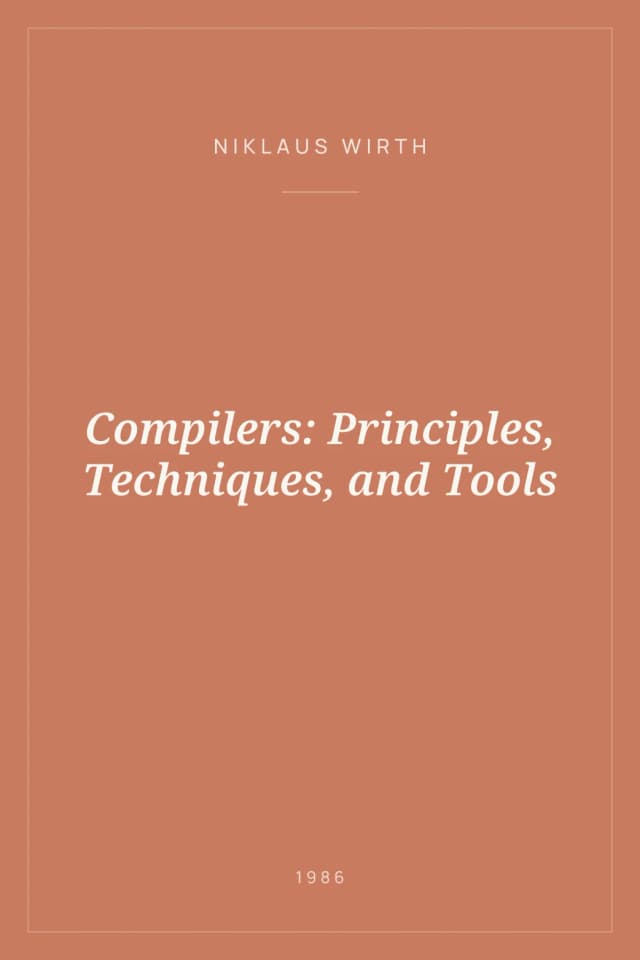Portada de Compilers: Principles, Techniques, and Tools