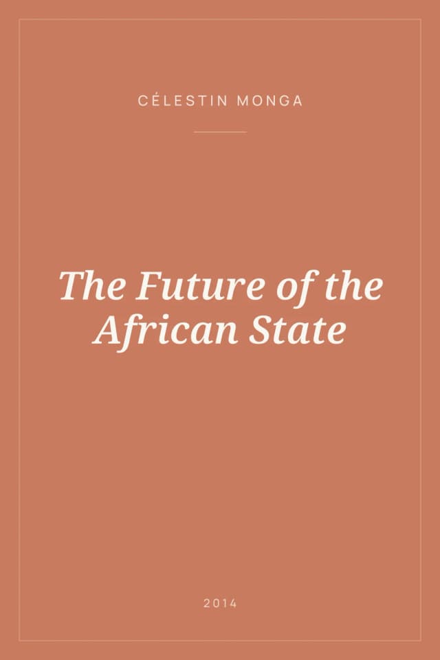 Portada de The Future of the African State