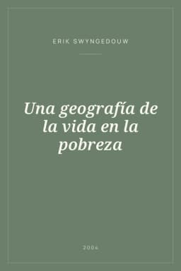 Portada de Una geografía de la vida en la pobreza