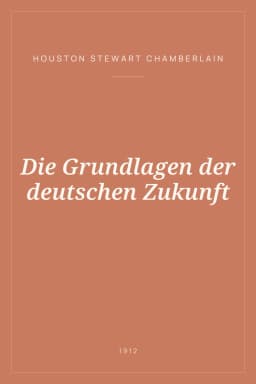Portada de Die Grundlagen der deutschen Zukunft