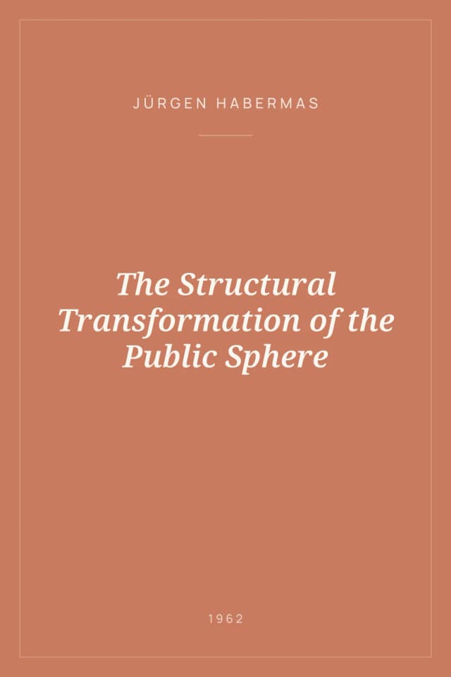 Portada de The Structural Transformation of the Public Sphere