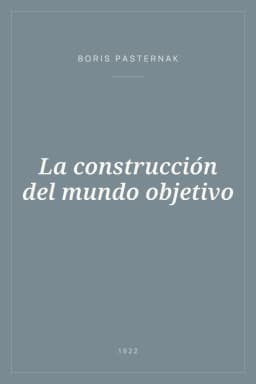 Portada de La construcción del mundo objetivo