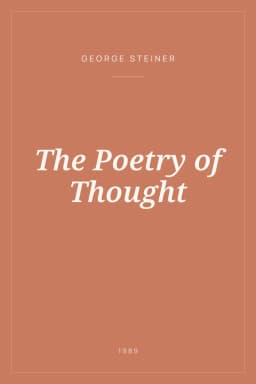 Portada de The Poetry of Thought