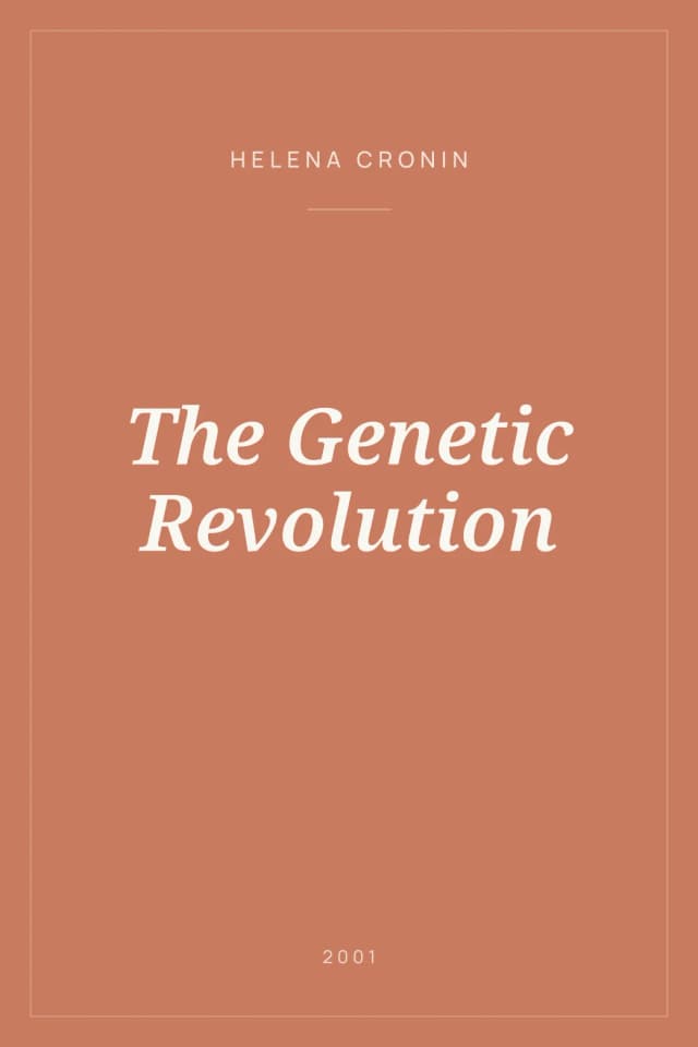 Portada de The Genetic Revolution