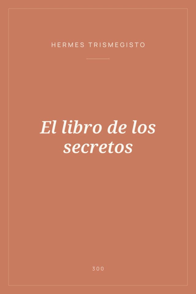 Portada de El libro de los secretos
