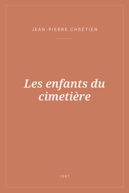 Portada de Les enfants du cimetière