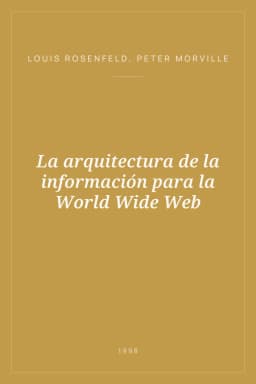 Portada de La arquitectura de la información para la World Wide Web