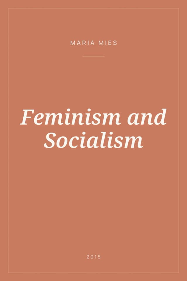 Portada de Feminism and Socialism