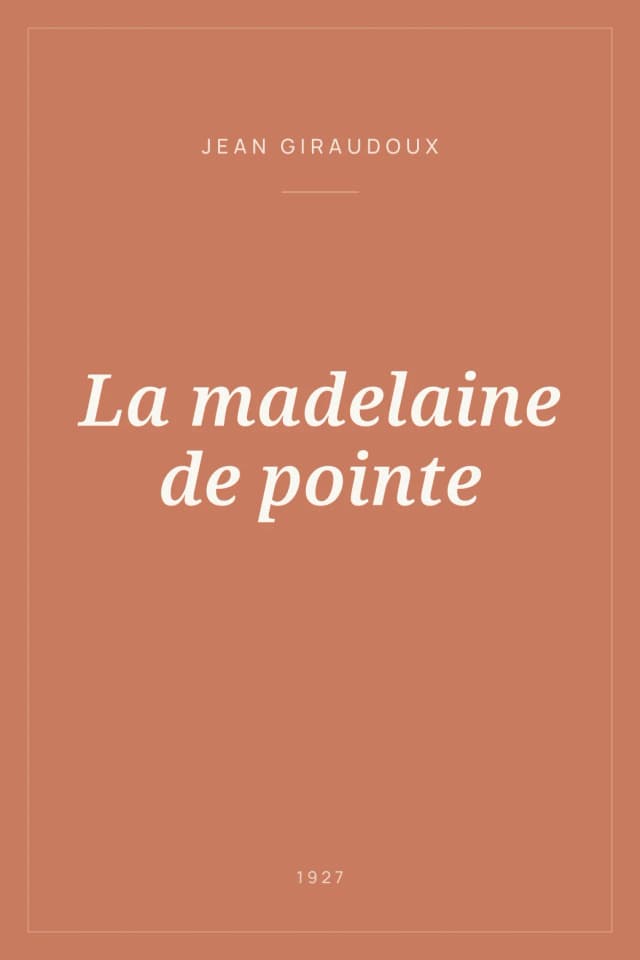 Portada de La madelaine de pointe