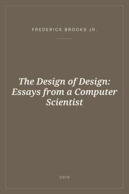 Portada de The Design of Design: Essays from a Computer Scientist
