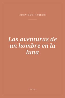 Portada de Las aventuras de un hombre en la luna