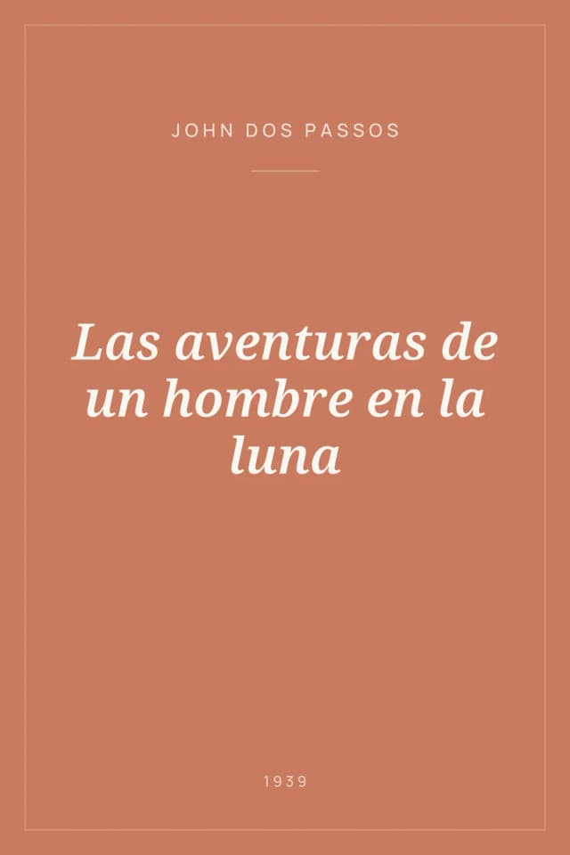 Portada de Las aventuras de un hombre en la luna