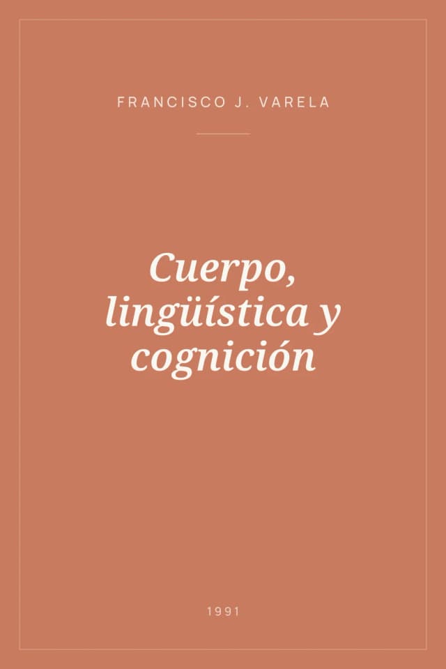 Portada de Cuerpo, lingüística y cognición