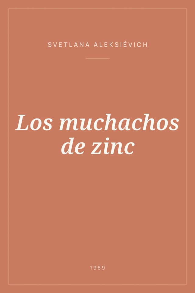 Portada de Los muchachos de zinc