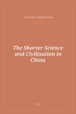 Portada de The Shorter Science and Civilisation in China