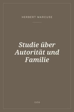 Portada de Studie über Autorität und Familie