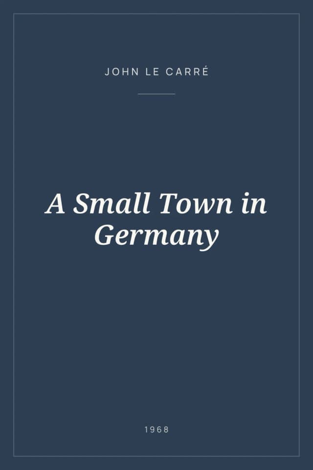 Portada de A Small Town in Germany