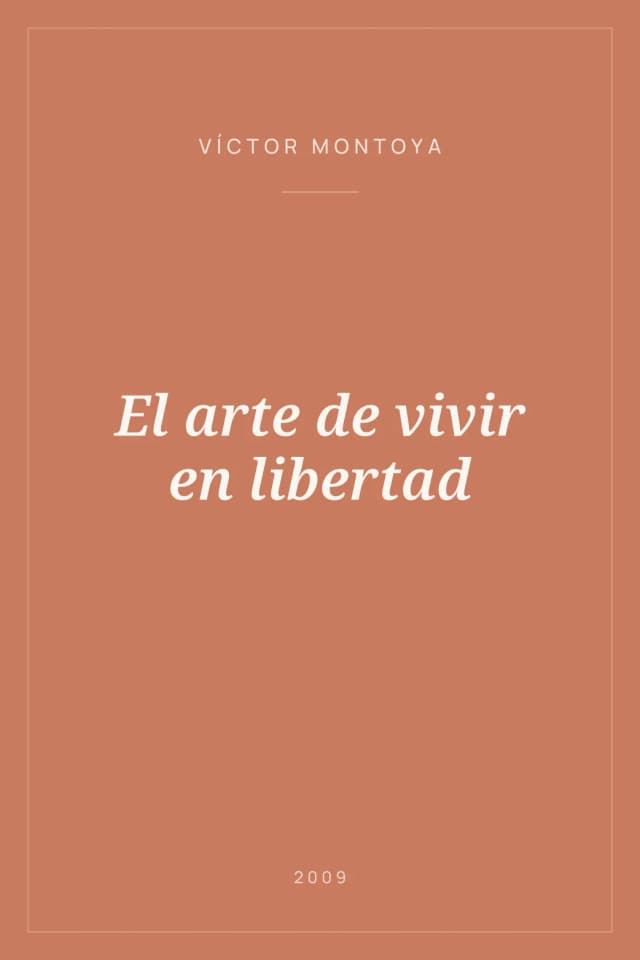 Portada de El arte de vivir en libertad