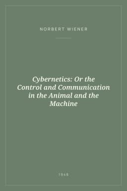 Portada de Cybernetics: Or the Control and Communication in the Animal and the Machine