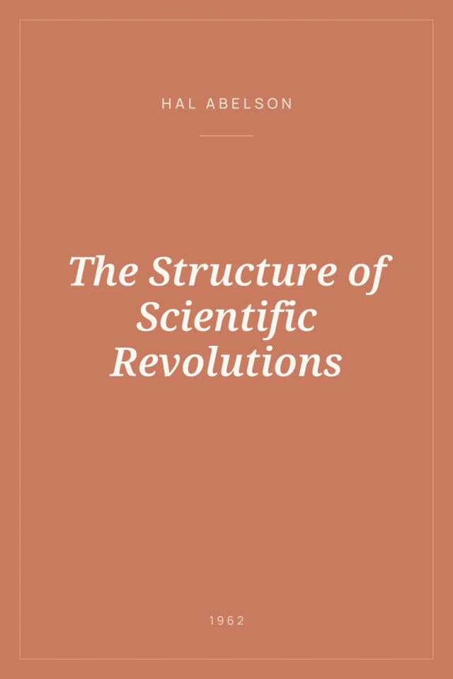 Portada de The Structure of Scientific Revolutions