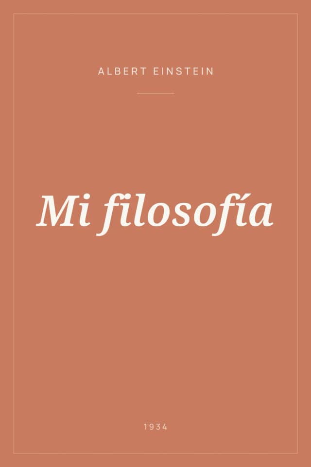 Portada de Mi filosofía