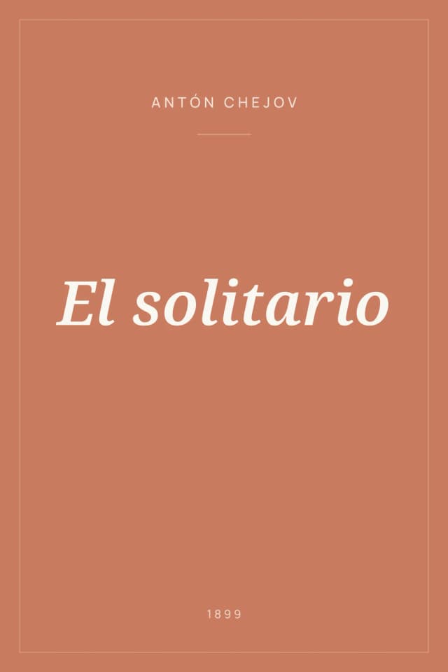 Portada de El solitario