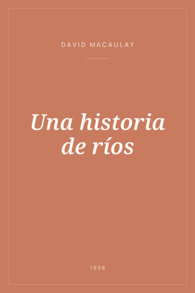 Portada de Una historia de ríos