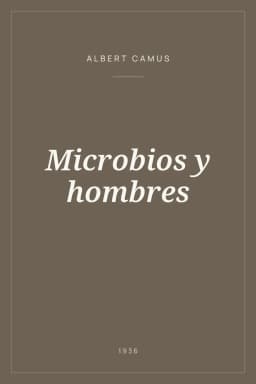 Portada de Microbios y hombres