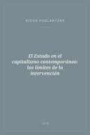 Portada de El Estado en el capitalismo contemporáneo: los límites de la intervención
