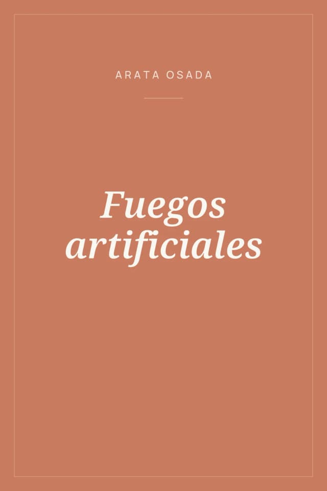 Portada de Fuegos artificiales