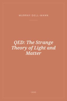 Portada de QED: The Strange Theory of Light and Matter