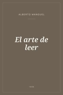 Portada de El arte de leer