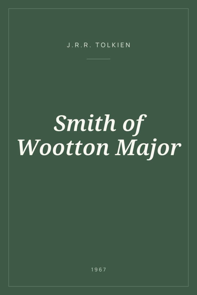 Portada de Smith of Wootton Major