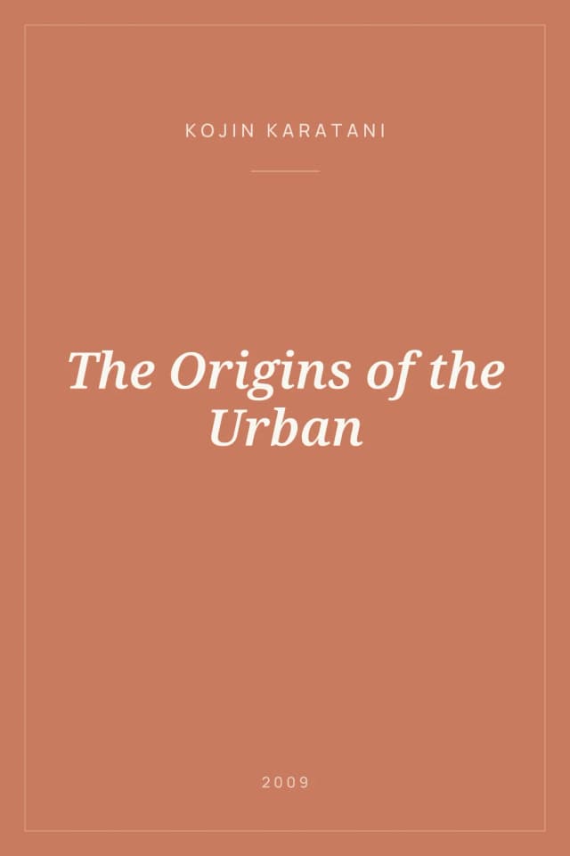 Portada de The Origins of the Urban