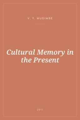 Portada de Cultural Memory in the Present
