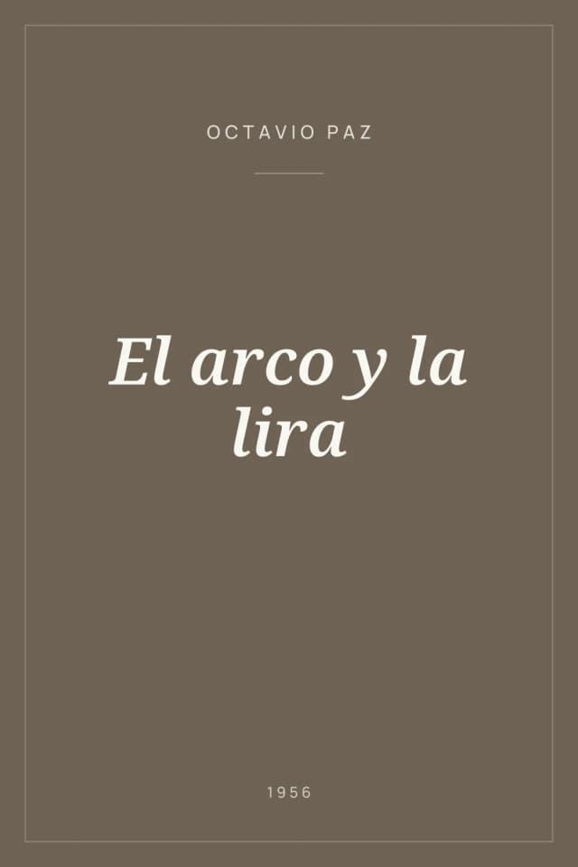Portada de El arco y la lira