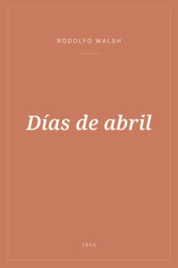 Portada de Días de abril