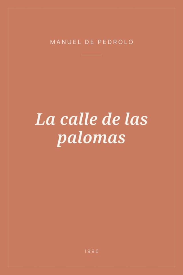 Portada de La calle de las palomas