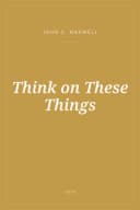 Portada de Think on These Things