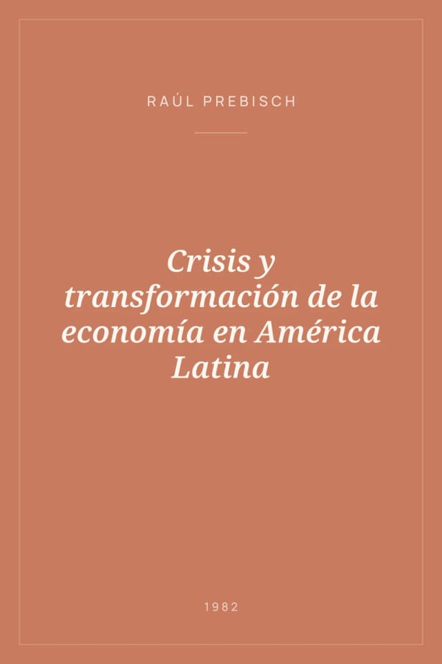Portada de Crisis y transformación de la economía en América Latina